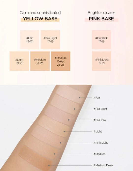 JUNGSAEMMOOL 光感氣墊粉餅 Essential Skin Nuder Cushion SPF50+ / PA+++(連補充裝)