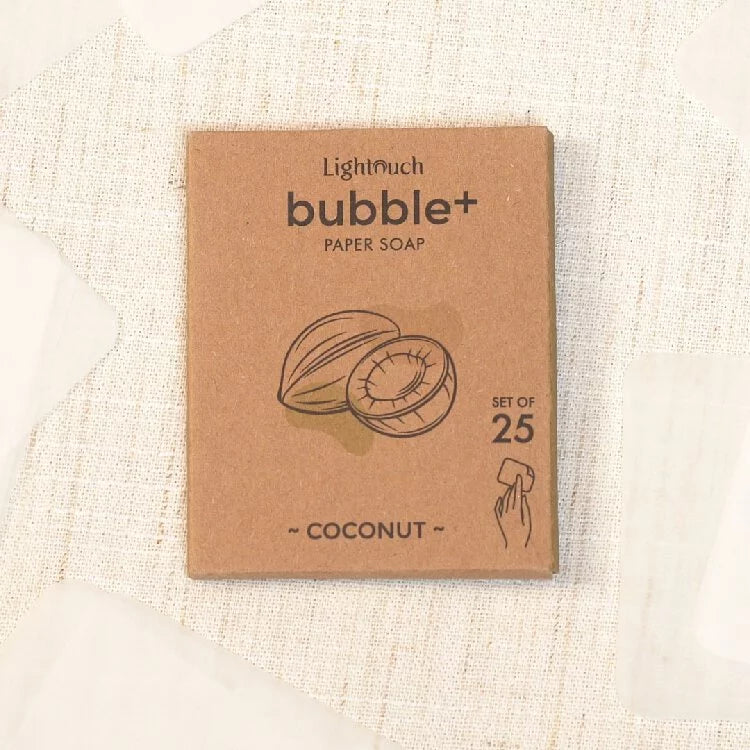 Light Touch Bubble+ Soap Paper - 3 Fragrances
